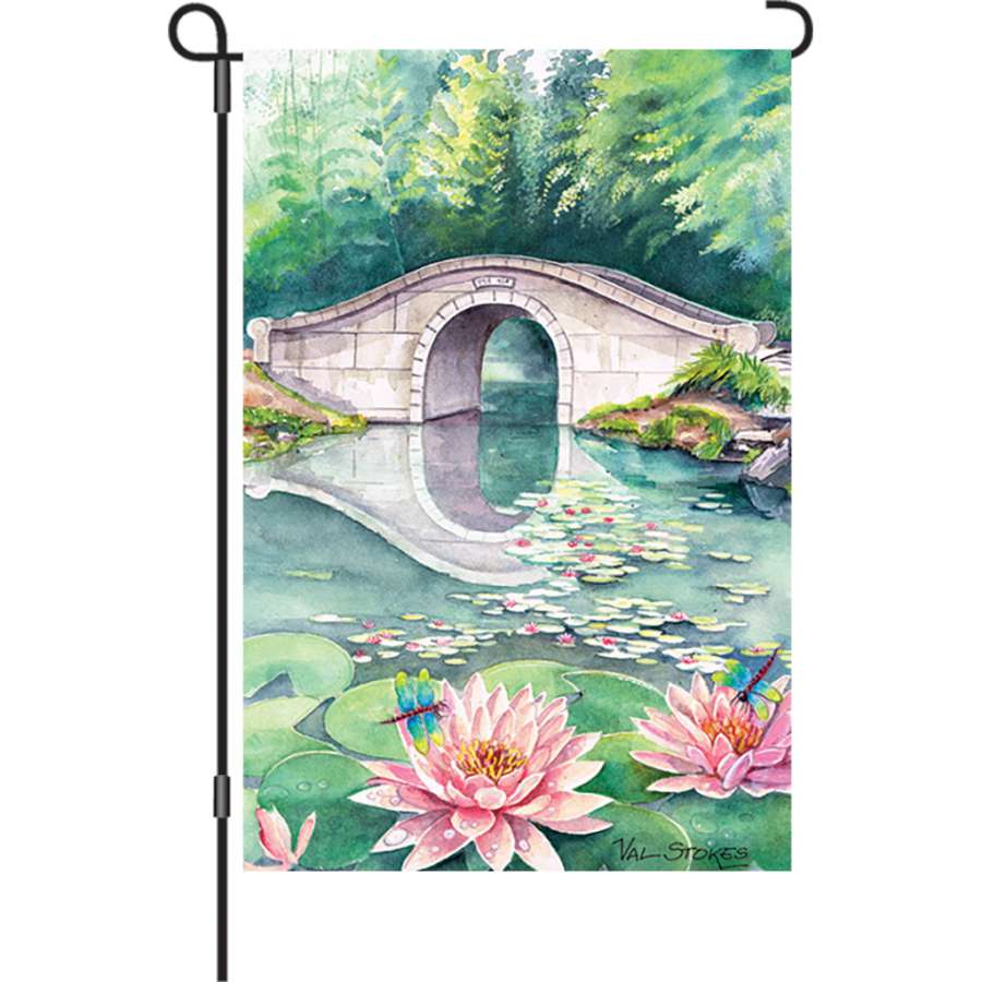 Waterlily Garden Flag