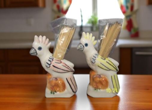 Cockatoo Toothpick Holder