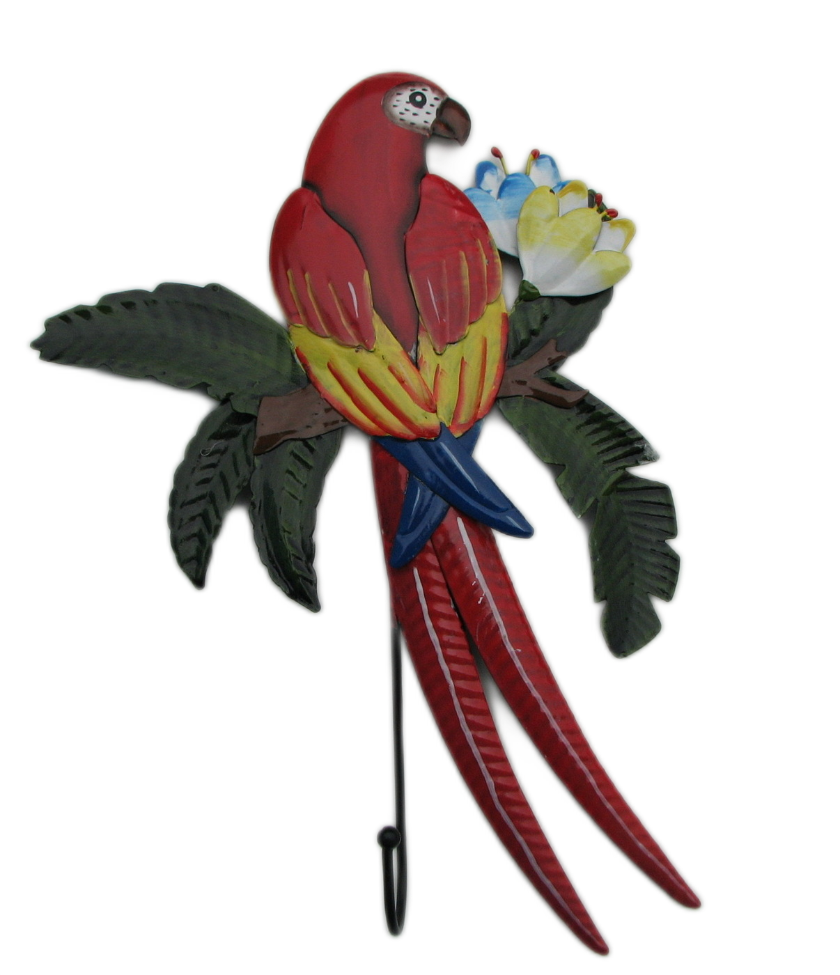 Macaw Metal Wall Hook