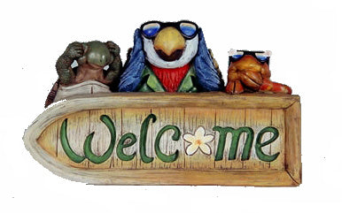 Garden Welcome Sign