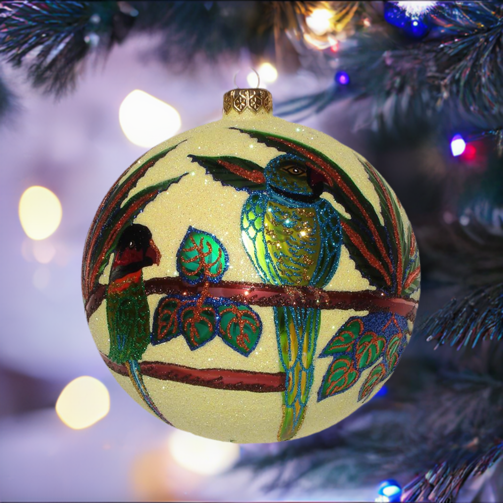 Romance Parrot Ornament