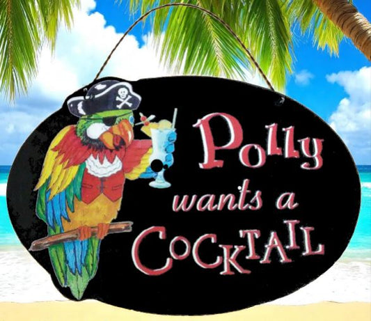 Polly Cocktail Sign