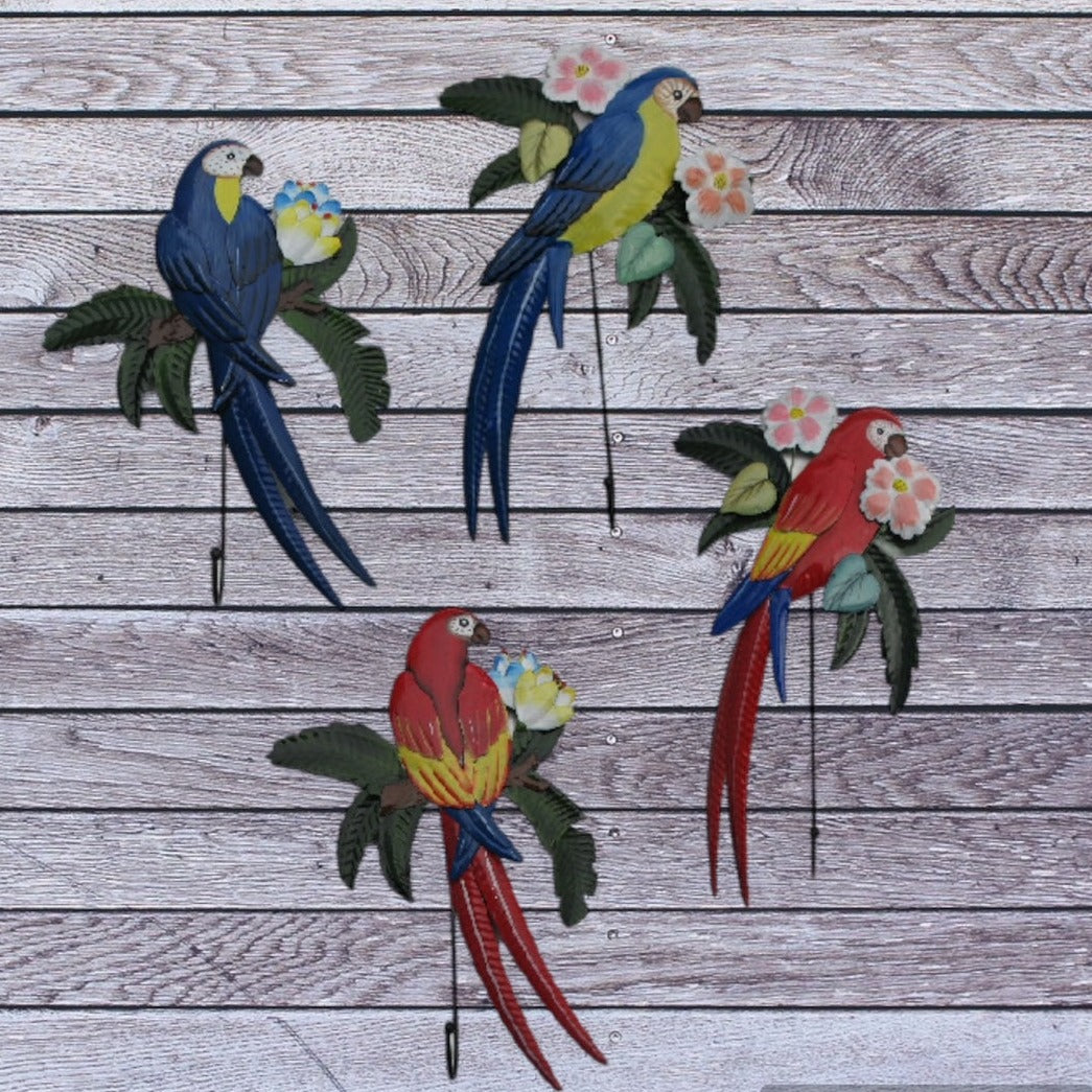 Macaw Metal Wall Hook