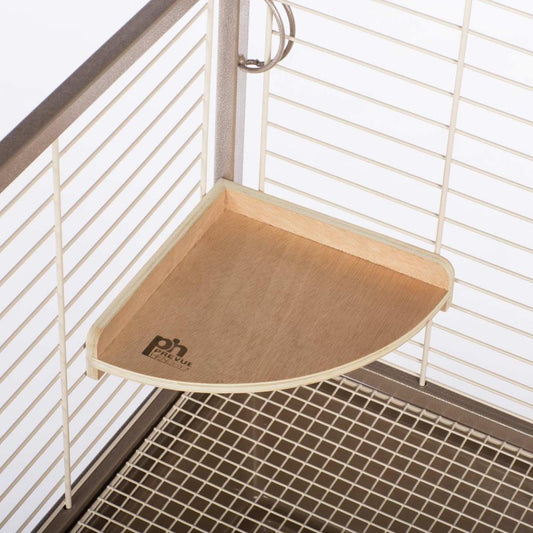 Corner Wooden Platform Small
