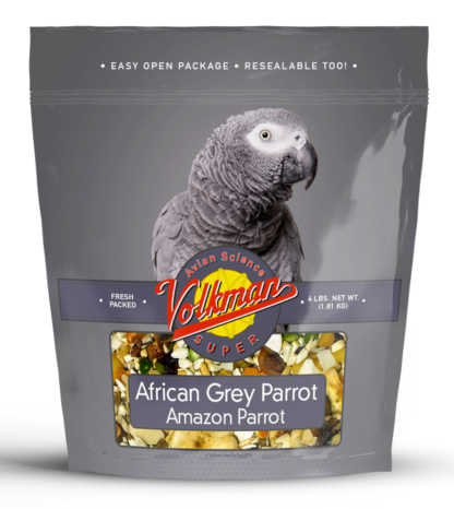 Volkman Avian Science Super African Grey Parrot