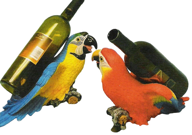 Macaw Wine Holder