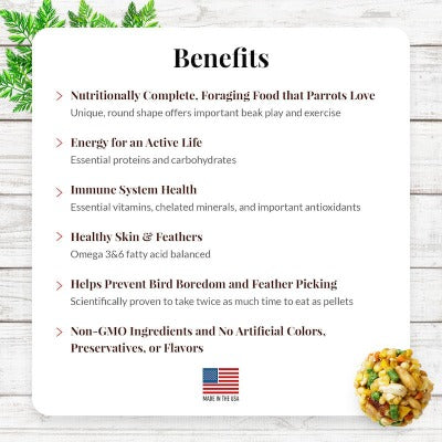 Benefits of Lafeber Garden Veggies Nutri-Berries