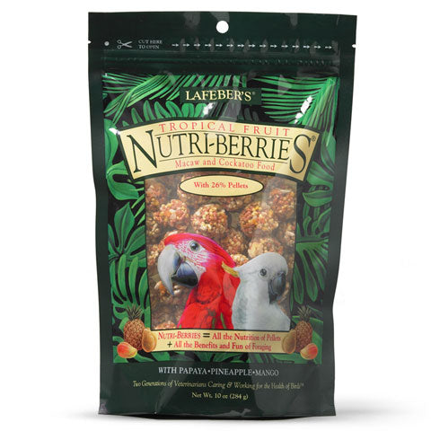 Lafeber Tropical Fruit Nutri-berries large parrots Macaw Cockatoo