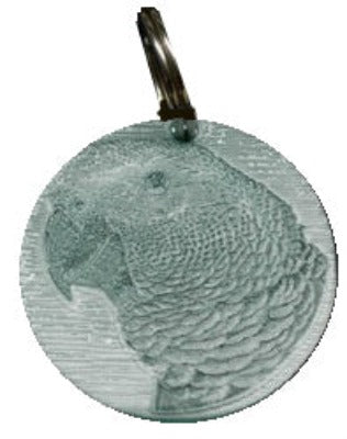 African Grey Keyring