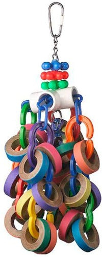 Super Bird Bagel Cascade bird toy