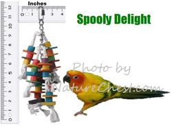 Spooly Delight Bird Toy