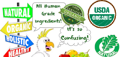 Organic, Natural, Holistic, Premium, Gourmet, Human Grade, Confused?