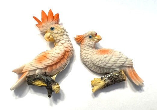 Citron Crested Cockatoo Parrot Magnets