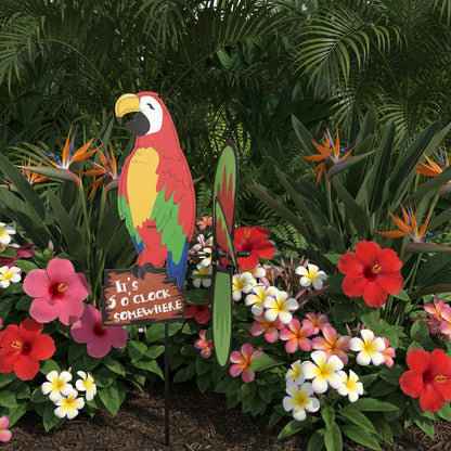 Petite Parrot Wind and Garden Spinner