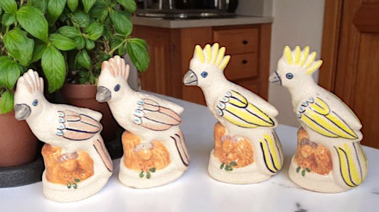 Cockatoo Salt and Pepper Shakers