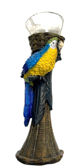 Macaw Candle Holder