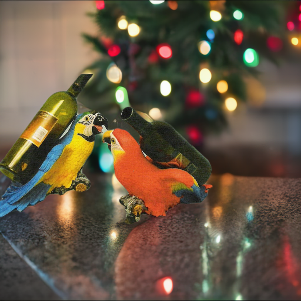 Macaw Wine Holder NatureChest