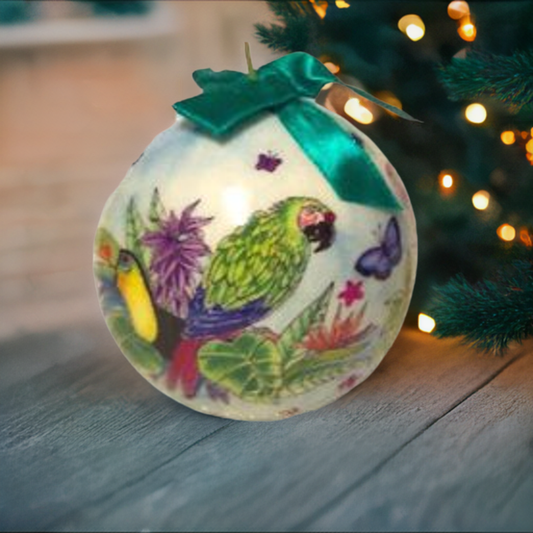 Parrot Ball Ornament