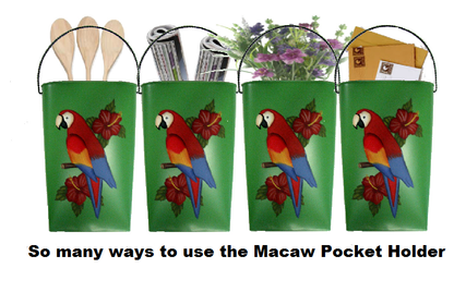 Macaw Parrot Wall Pocket