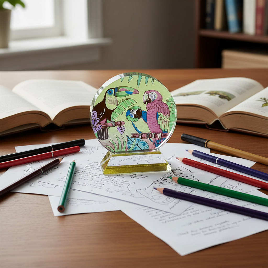 Parrot Paperweight