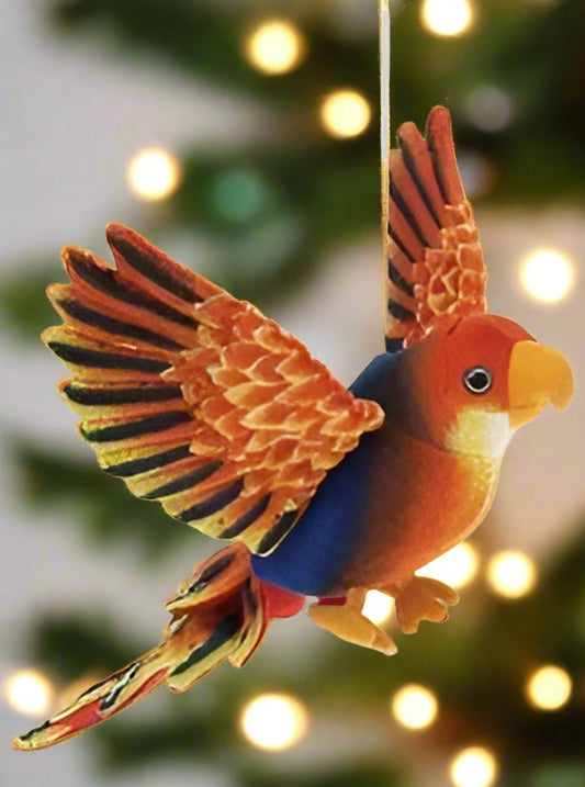 Plush Parrot Ornament