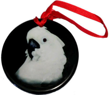 Umbrella Cockatoo Ornament