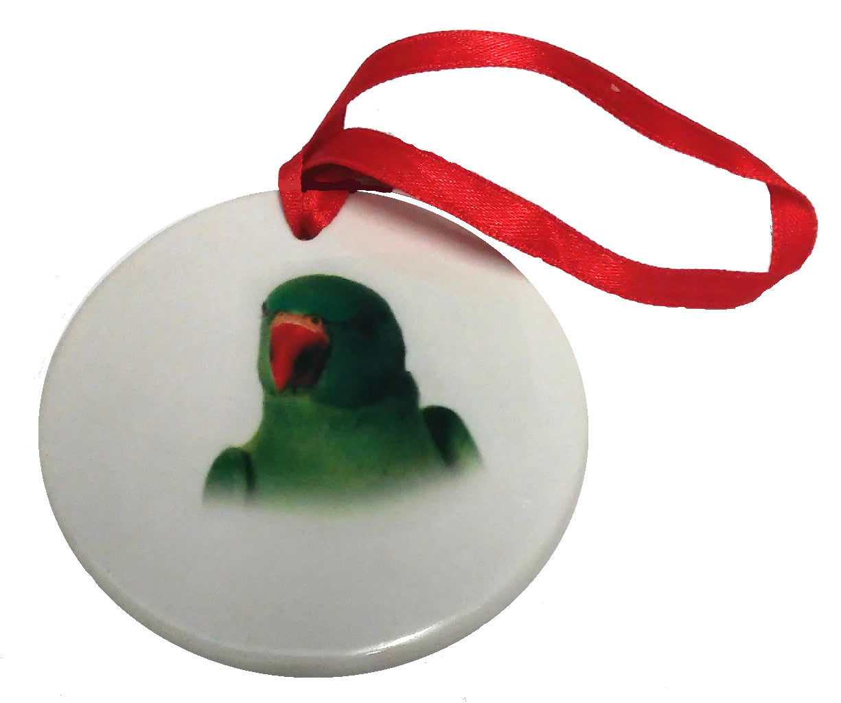 Green Indian Ringneck Ornament