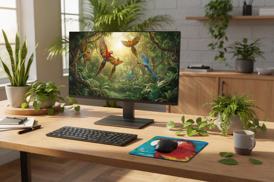 Scarlet Macaw Mouse Pad