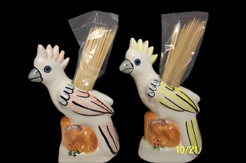 Cockatoo Toothpick Holder