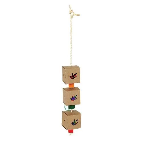 Triple Foraging Box Large Bird Toy – NatureChest