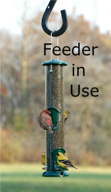 6 Port Seed Tube Feeder