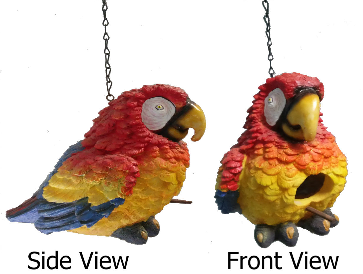 Red Macaw Birdhouse