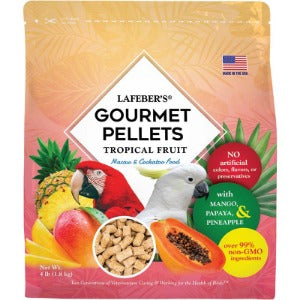 Lafeber Tropical Fruit Gourmet Pellets Macaw Cockatoo