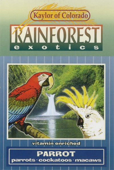 Rainforest Exotics Parrots Cockatoos Macaws bird food
