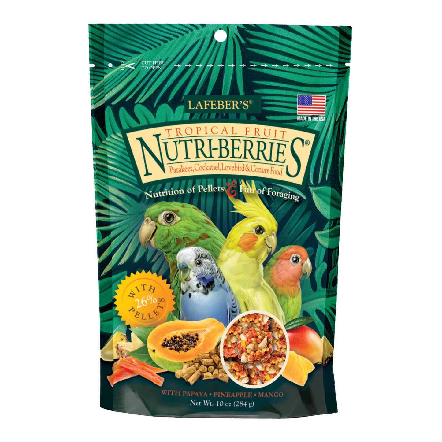 Lafeber Tropical Fruit Nutri-berries small bird