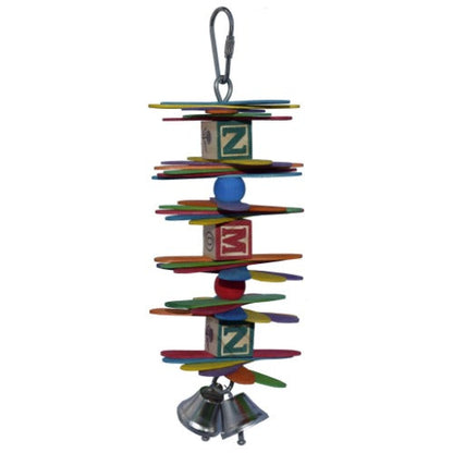 ABC Spoon Stack Bird Toy