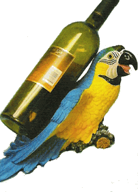 Macaw Wine Holder