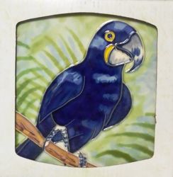 Blue Hyo Macaw Trivet
