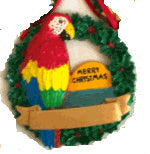 Macaw Christmas Tree Ornament