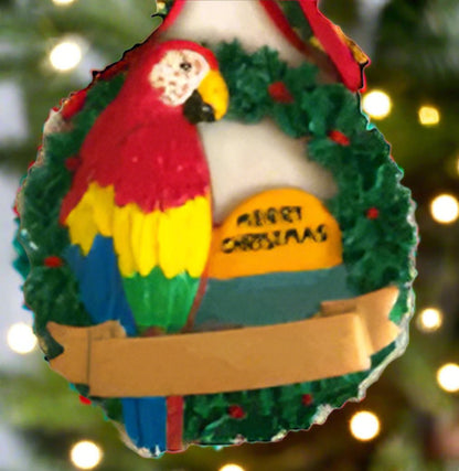 Macaw Christmas Tree Ornament