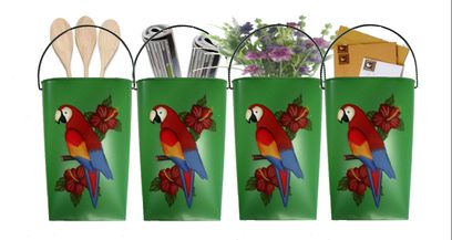 Macaw Parrot Wall Pocket