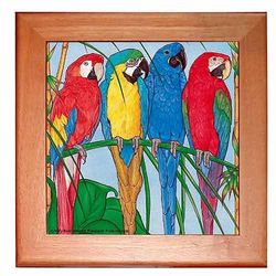 Macaw Parrots Trivet