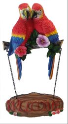 Scarlet Macaws Welcome Sign