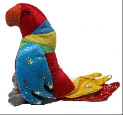 Red Headed Glitter Rainbow Lory