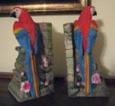 Scarlet Macaw Bookends