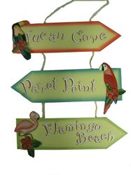 Toucan Cove Hanging 3 Signs